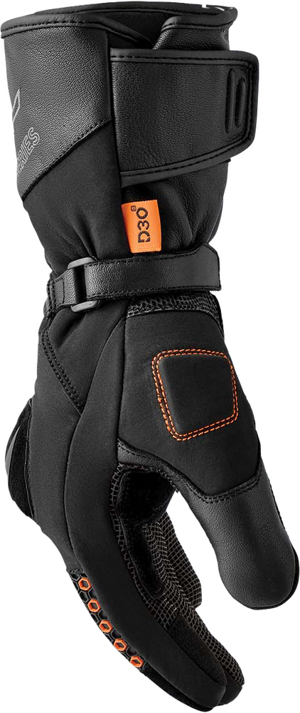Rst 556-3664009 103664BLK-09 ARTIC D3O WATERPROOF GLOVE BLACK TEXTILE MD