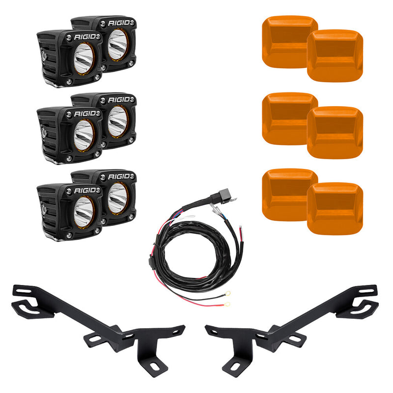 Rigid Industries Revolve Headlight POD Kit - 41637 Can-Am Maverick 2017-2023
