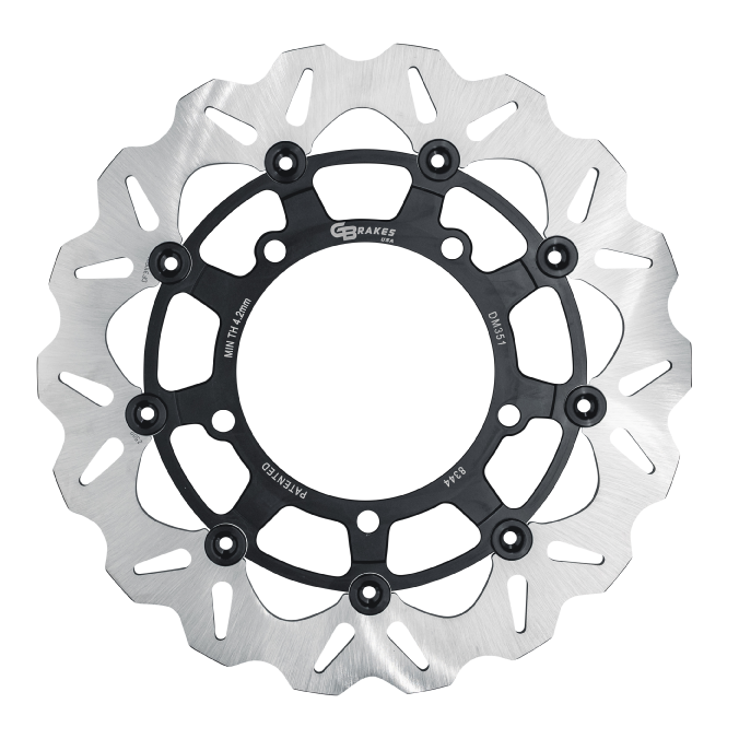 Gbrakes 17-DU038 GBDU038 WAVE ROTOR FRONT