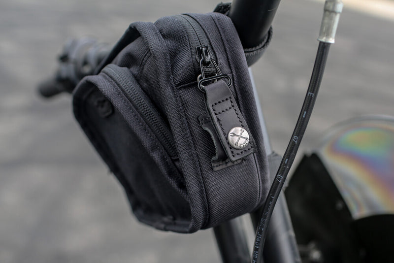 Burly Brand 750-05513 B15-1012B H-BAR BAG BLACK