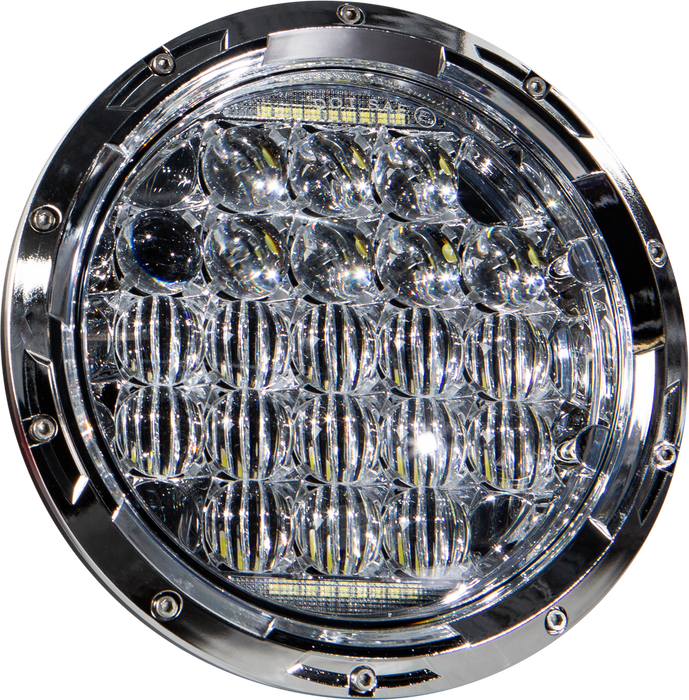 Harddrive 820-0360 820-0360 LED HEADLIGHT 7" 105W BLACK 5500/3000 LUMENS