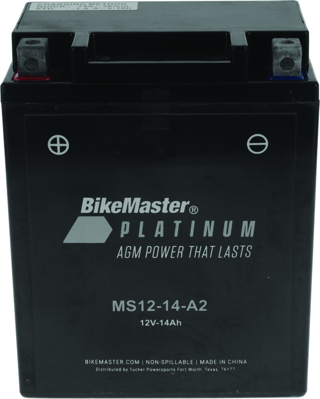 BikeMaster 780715 AGM Battery - MS12-14-A2 - Photo - Primary