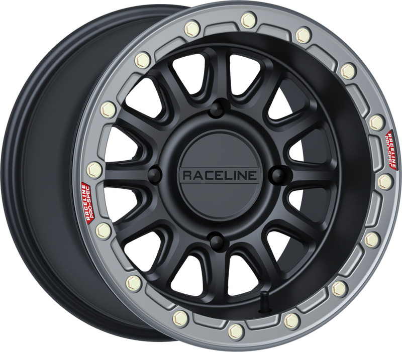 Raceline Wheels 570-2123 A14BG-51056+10 ALPHA WHEEL 4/156 BLK/GUNMETAL 15X10 (+10MM)