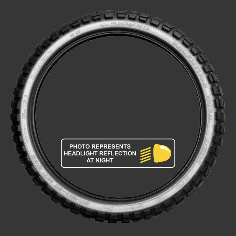 Shinko 87-4715 87-4715 TIRE 804 DUAL SPORT FRONT 90/90-21 54T BIAS TL REF