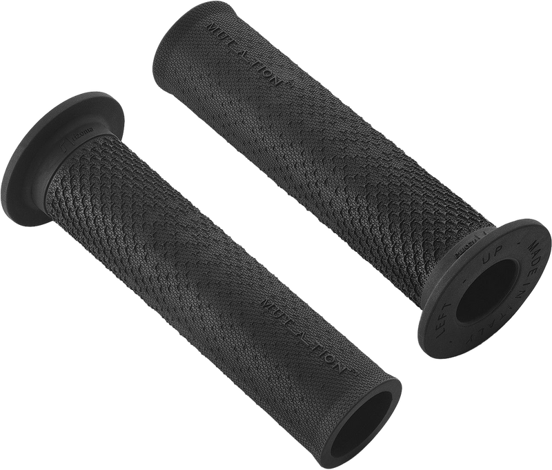 Rizoma Grips Mutation P1 Black - GR150B For Ducati Motorcycles 2023 | Aprilia 660 / Tuono 660 / Tuono 660 Factory 2023