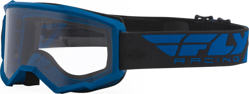 Fly Racing Focus Goggle Blue With Clear Lens - FLA-002
