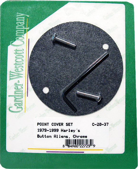 Gardner-Westcott Points Cover SET Chrome EVO - C-20-37 For Harley Motorcycles 1984-1999