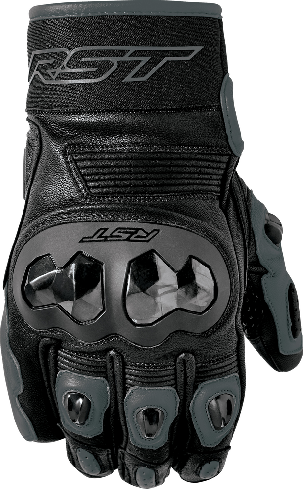 Rst 556-3668007 103668BLK-07 FREESTYLE 3 D3O GLOVE BLACK LEATHER XS