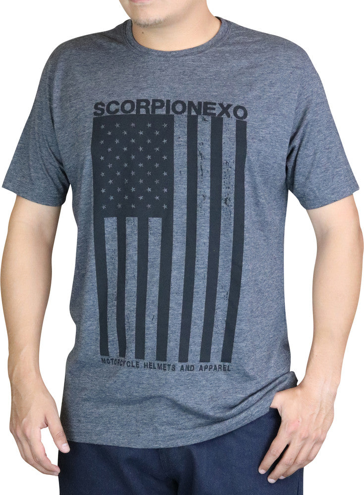 Scorpion Exo 75-6003S 61-750-03 AMERICANA SHIRT BLACK/CHARCOAL SM