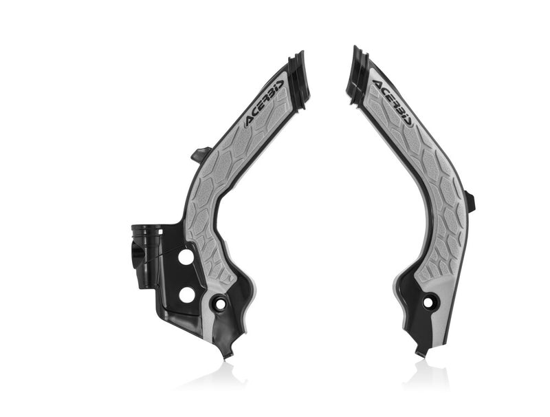 Acerbis X-Grip Frame Guard GAS HUS Black Grey - 2733451001 Husqvarna Dirt Bikes 2019-2022