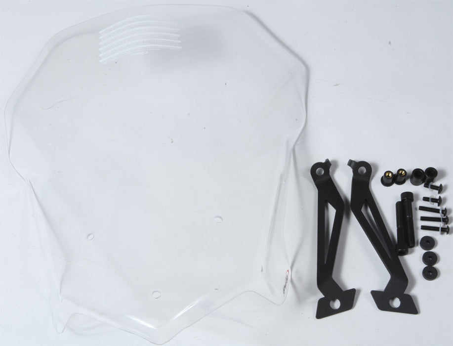 Puig Hi-tech Parts 561-1614 8187W WINDSCREEN NAKED NEW GEN TOURING CLEAR