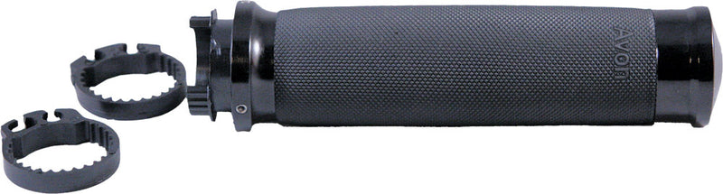 Avon Custom Contour Grips Black - MT-CC-86-ANO For Yamaha Motorcycles 1996-2011 | Victory Motorcycles 1998-2017 | Kawasaki Motorcycles 1995-2011