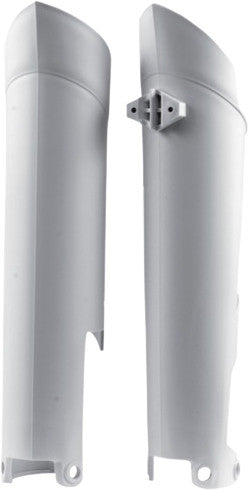 Acerbis Fork Guard White - 2113750002 For KTM Dirt Bikes 2008-2015 | Husqvarna Dirt Bikes 2014-2015