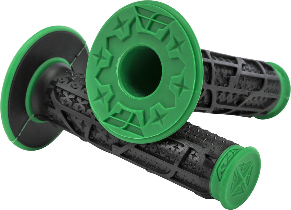 Fly Racing 24-1145 01173615A PILOT II MX GRIPS GREEN/BLACK