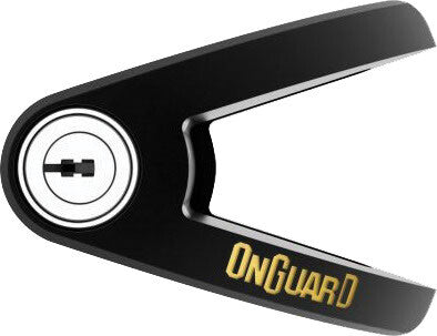 Onguard 57-9612 45008051 BOXER 8051 DISK LOCK BLACK WITH REMINDER AND POUCH