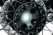 Kuryakyn 3808 Lodestar Rear Axle Sliders-bmw-silver - User 1