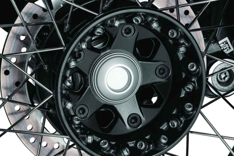 Kuryakyn 3808 Lodestar Rear Axle Sliders-bmw-silver - User 1