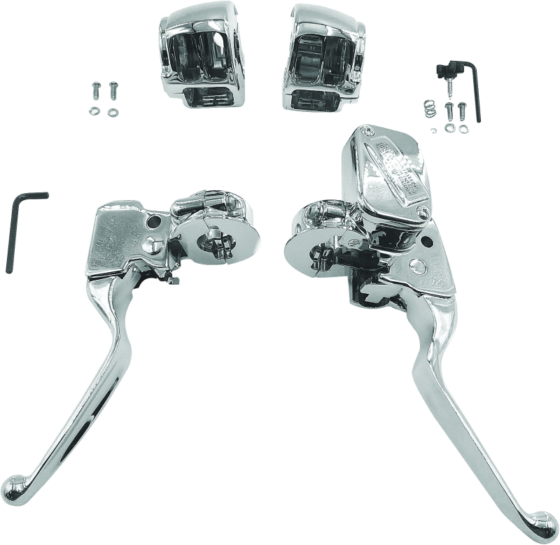 Bikers Choice 601448 15-17 Softail Chrome Handlebar Control Kit 1/2 Inch Bore Single Disc - Photo - Primary