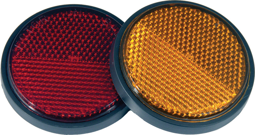 Chris Products 60-1333R RR1R REFLECTOR STUD MOUNT RED