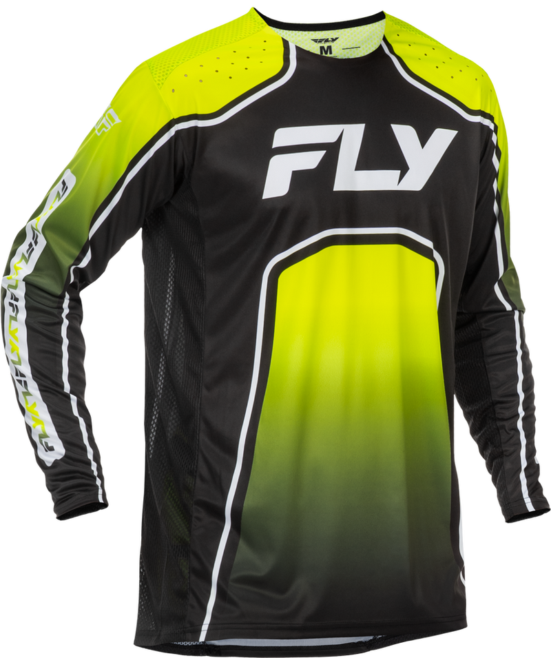 Fly Racing 379-053X 379-053X RAYCE BICYCLE JERSEY LIME/BLACK/WHITE XL