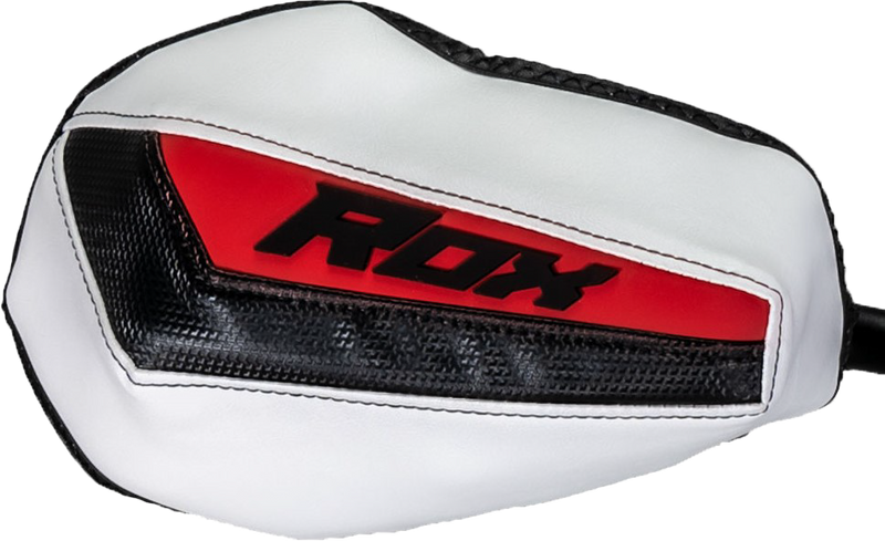 Rox GEN 3 Flex-TEC Handguards WHT Black RED - FT3-HG-BWR