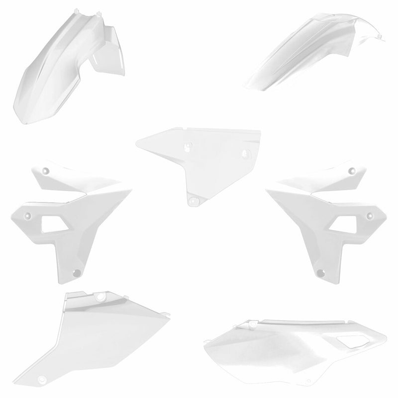 Polisport Full Plastic Kit Suzuki DR400 White - 91604 Suzuki 400 / 400E / 400S / 400SM 2000-2024