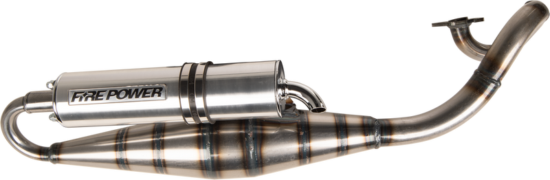 Fire Power Scooter Exhaust System Stainless - 0923003A Yamaha 50 Zuma / Zuma 2002-2005