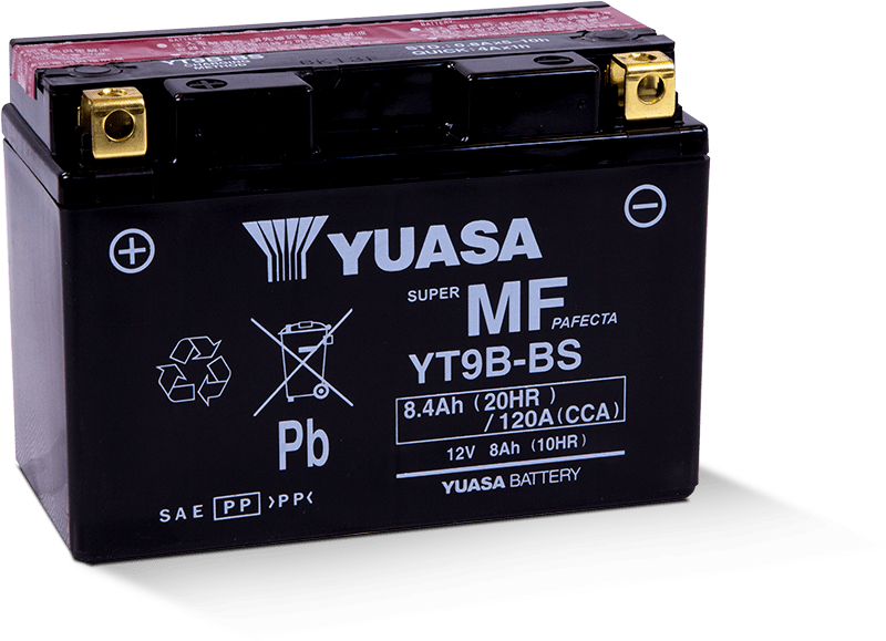 Yuasa Battery YUAM629B4 Yuasa YT9B-BS Maintenance Free 12-Volt AGM Battery W/bottle - User 1