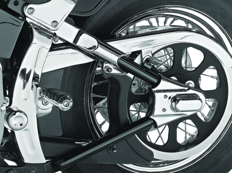 Kuryakyn 7851 Boomerang Frame Covers For 00-07 Softail Chrome - User 1