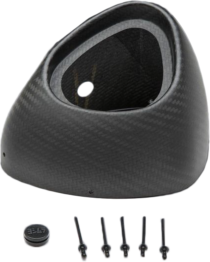 Yoshimura 960-9987 YM5-CFR-D-K END CAP KIT FLARED ALPHA/T 2" YM5 MATTE