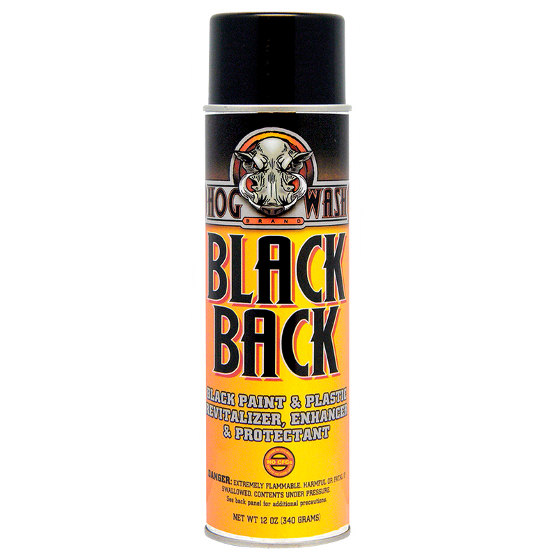 Hog Wash 80-0292 HW0555 BLACK BACK 12OZ