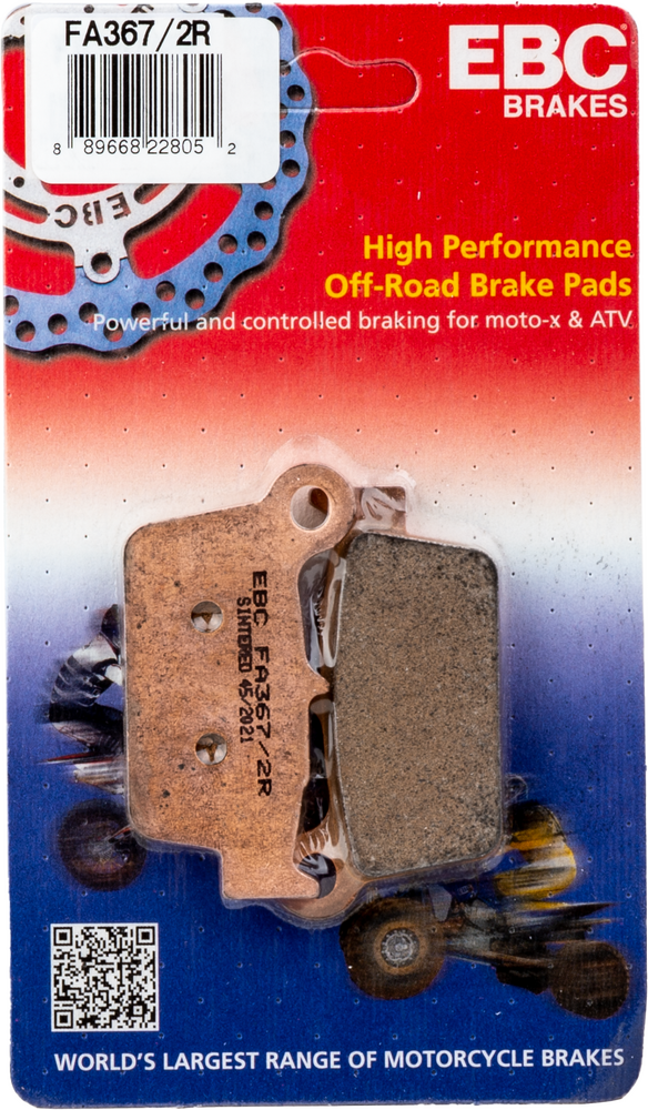 EBC Brake Pads - FA367/2R Beta Dirt Bikes 2018-2021