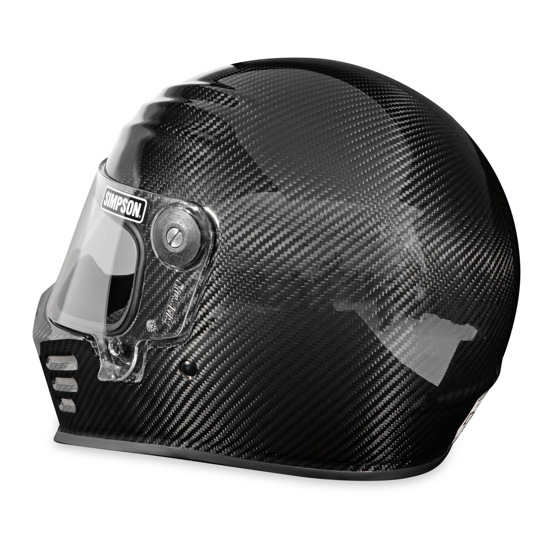 full face simpson motorcycle helmets Outlaw Bandit HELMET-CARBON Fiber cut file Bell Stoker MIPS Equipped Style:Non-Vented + 6-Point + Chin Strap Hypoallergenic comfort liner