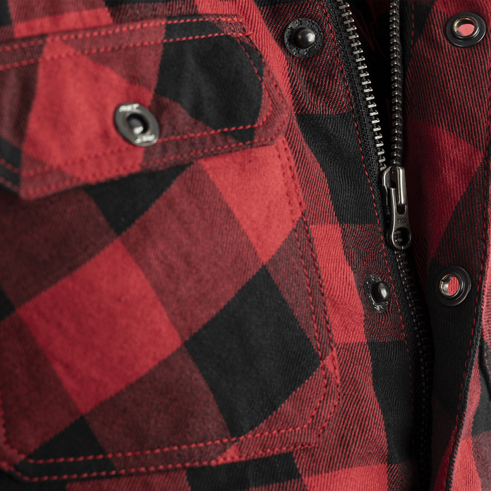 Rst 556-2115248 102115RED-48 KEVLAR LUMBERJACK CE SHIRT RED CHECK TEXTILE 2XL
