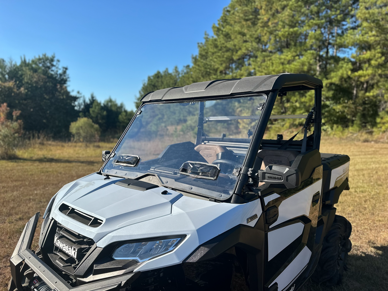 Seizmik Tool-Less Windshield-Hardcoat - 50-55317KIT Kawasaki Ridge Ranch Edition 2024