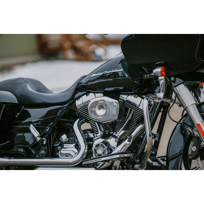 S&S CYCLE 1014-0296 170-0592 Stealth Tribute Air Cleaner Cover - Chrome