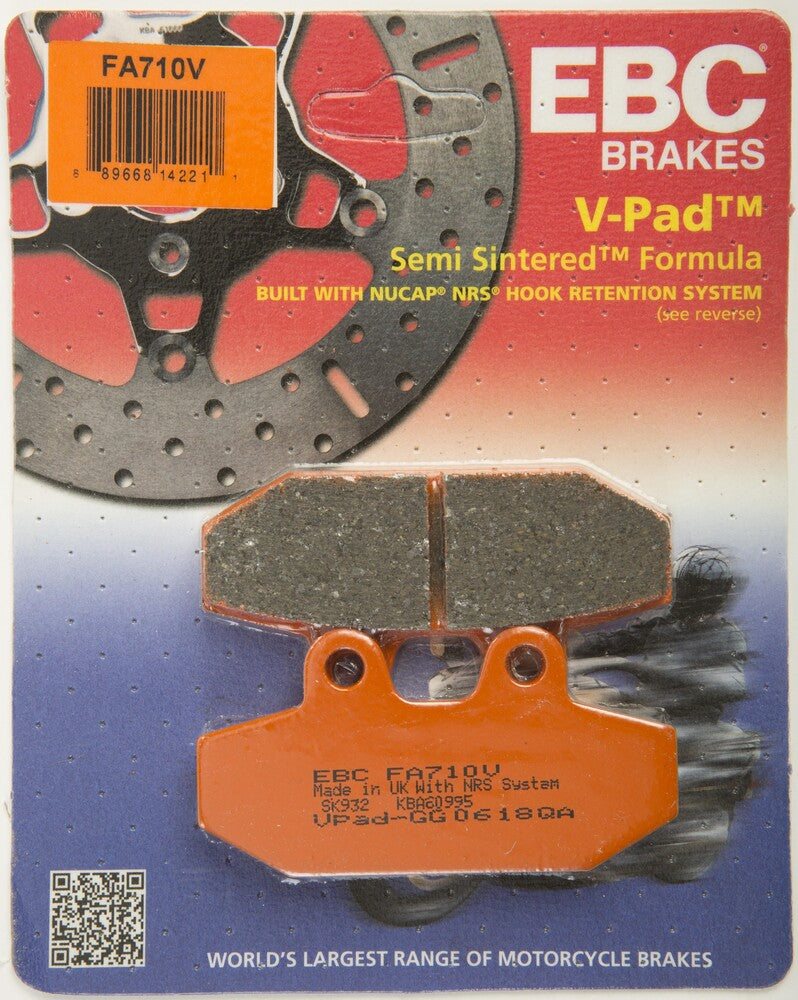 Ebc Brake Pads Semi-Sintered V Series - FA710V For Harley Softail 2018-2020