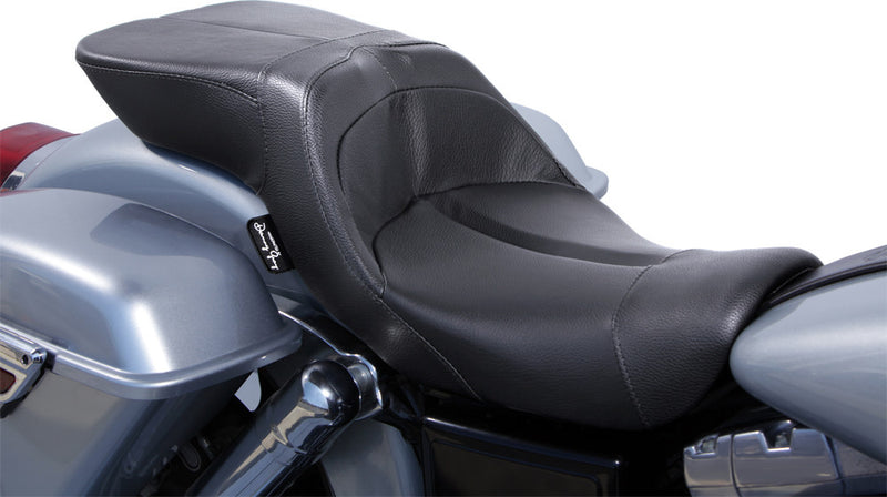Danny Gray Tourist 2-UP Leather Seat FXD ` - FA-DGE-0311 For Harley Super Glide 2006-2010