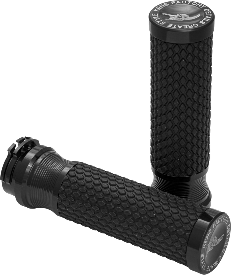 Kens Factory NL Grips Course Knurl Cable 1" - KFG-04