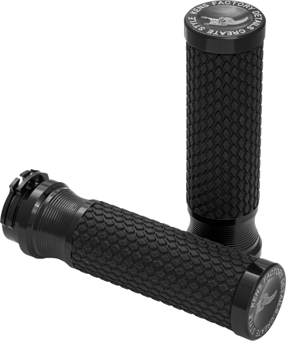 Kens Factory 563-03013 KFG-04 NL GRIPS COURSE KNURL CABLE 1"