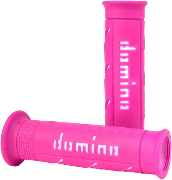 Domino Racing 58-2301 A25041C4643B7-0 XM2 GRIPS PINK/WHITE PAIR