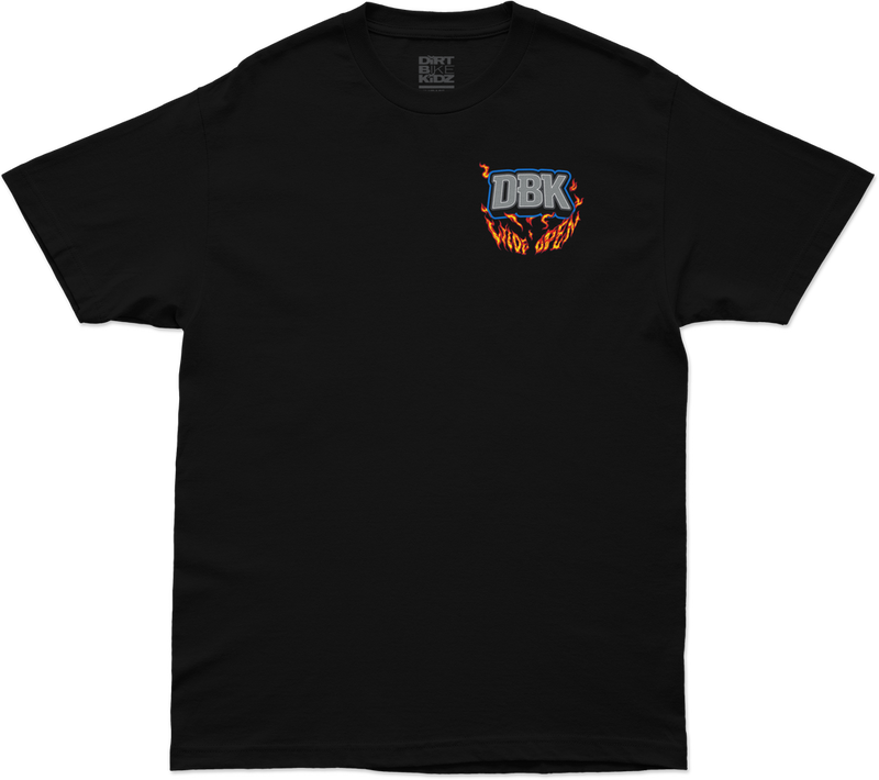 Dbk 325-00010L AT-WIDEOPEN-L WIDE OPEN TEE BLACK LG
