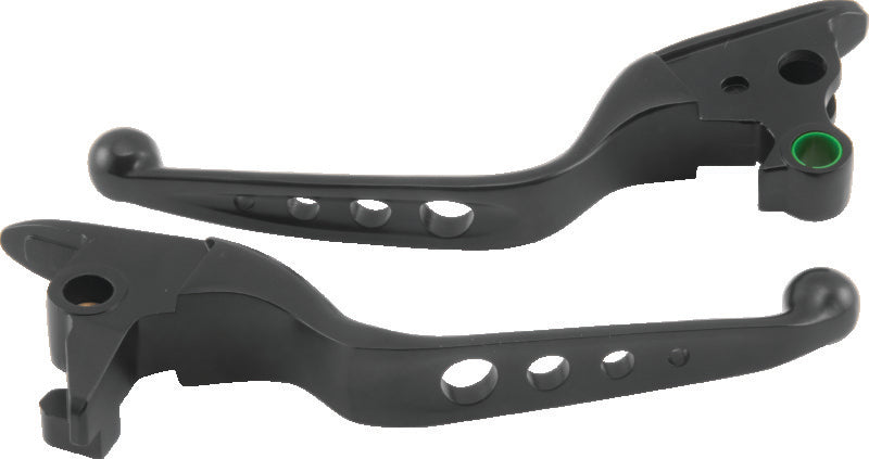 Bikers Choice 482145 15-17 Flst Fxst Black O Series Holed Lever Set - Photo - Primary