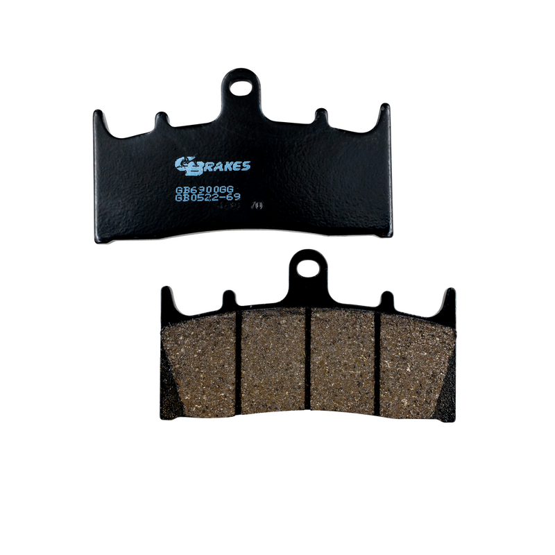Gbrakes Brake Pads Semi Metallic - GB0522-69 Yamaha Maxim 1982-1983