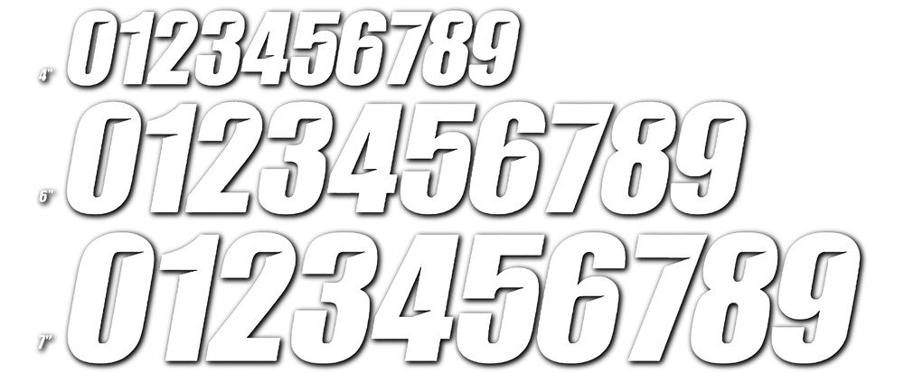 D-cor 862-288 45-28-8 #8 WHITE 4 SLASH SERIES 3/PK