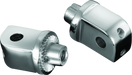 Kuryakyn 8818 Splined Peg Adapter Rear Chrome - Photo - Primary