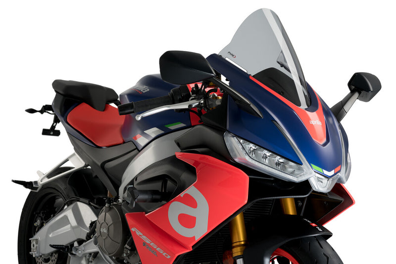 Puig Hi-Tech Parts Windscreen R-Racer Smoke APR - 20571H Aprilia 660 2021-2024