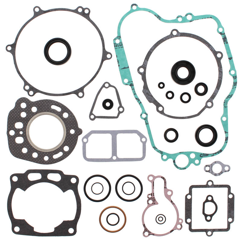 Vertex Complete Gasket SET With OIL Seals - 811426 Kawasaki KX 125 1988