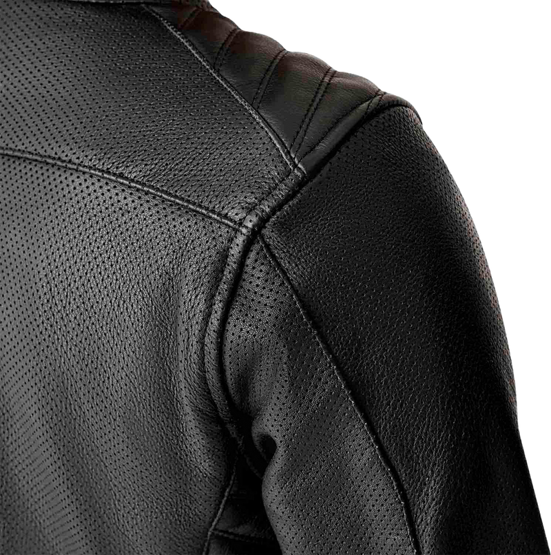 Rst 556-3644012 103644BLK-12 WOMENS ROADSTER AIR D3O JACKET BLACK LEATHER MD