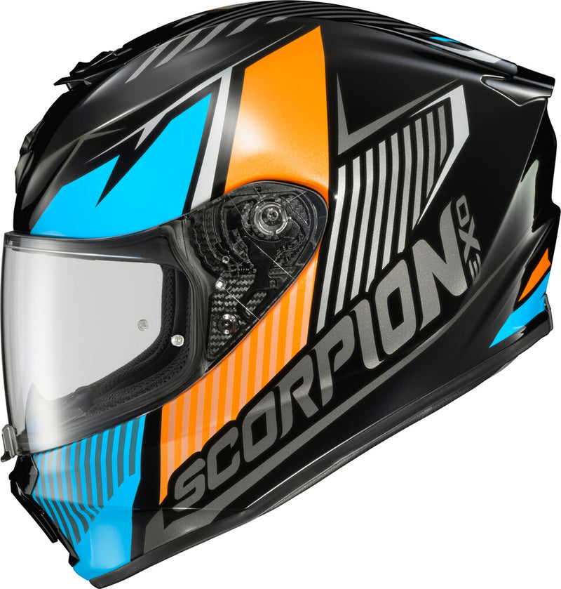 Scorpion EXO-R330 Full Face Helmet Hawker Light Blue Large